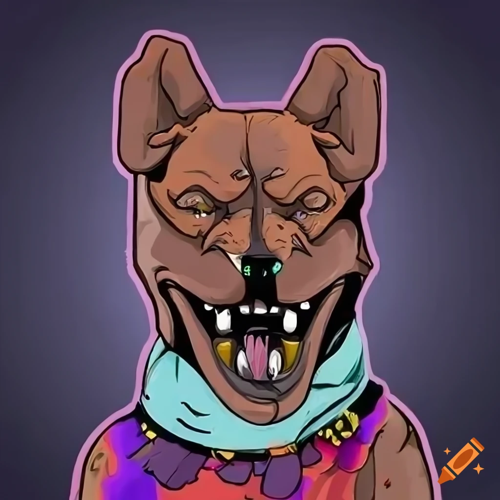 NFT of an angry dog