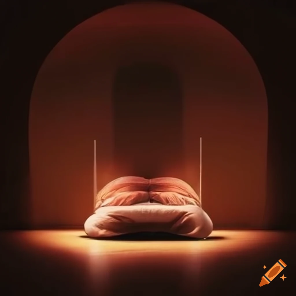 Image of an infinite bed on Craiyon