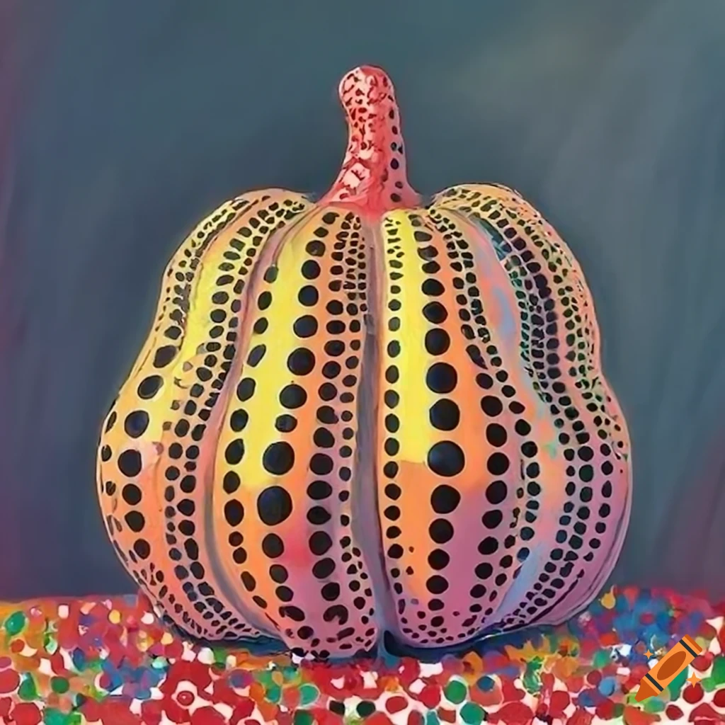 Yayoi Kusama s Iconic Pumpkin Sculpture On Craiyon