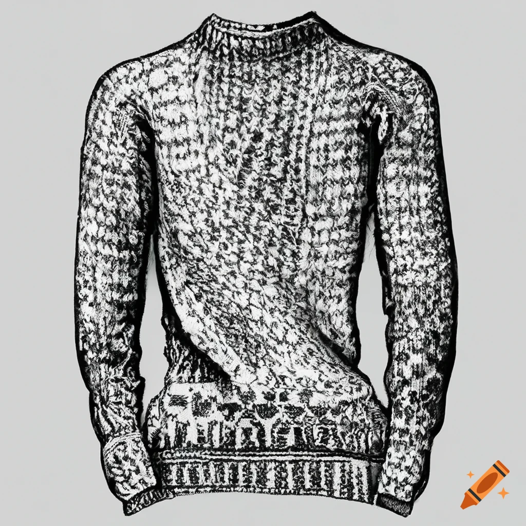 Basic style wool sweater