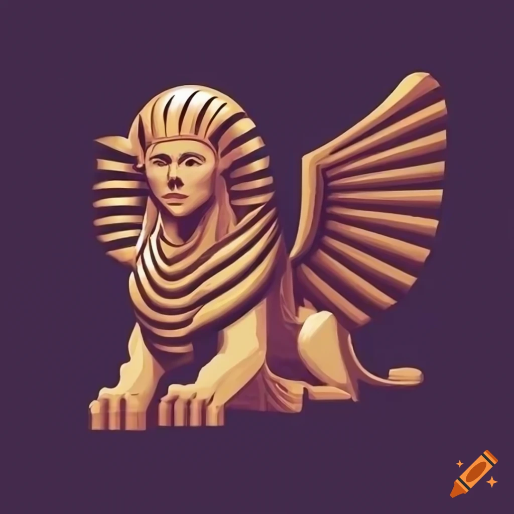 Sphinx logo design on Craiyon