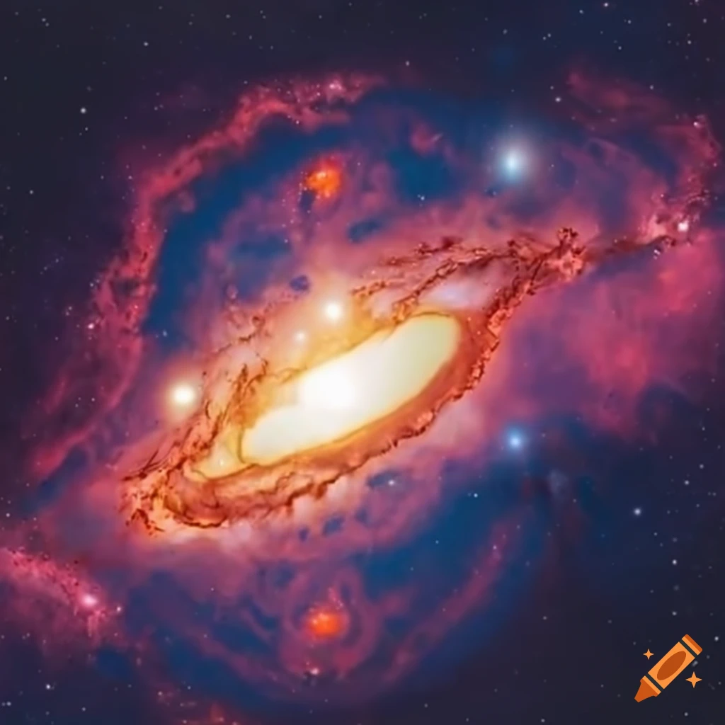 Spectacular Cosmic Explosion In Nova Galaxy On Craiyon