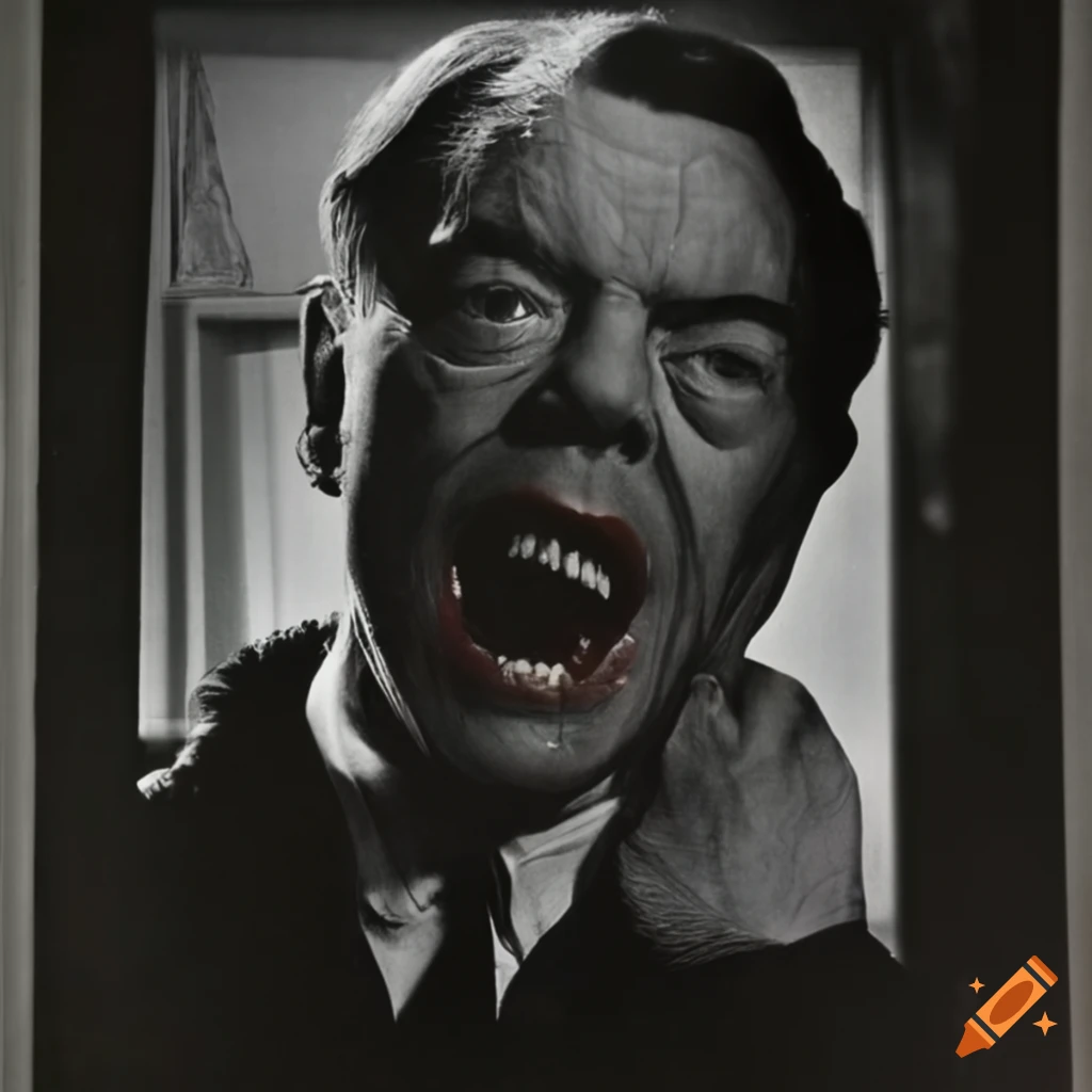 Poster of a 1950s horror film "a face in the crowd"