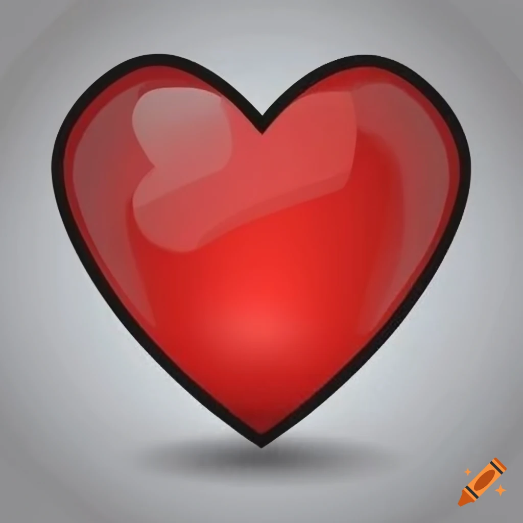 red heart icon for a game