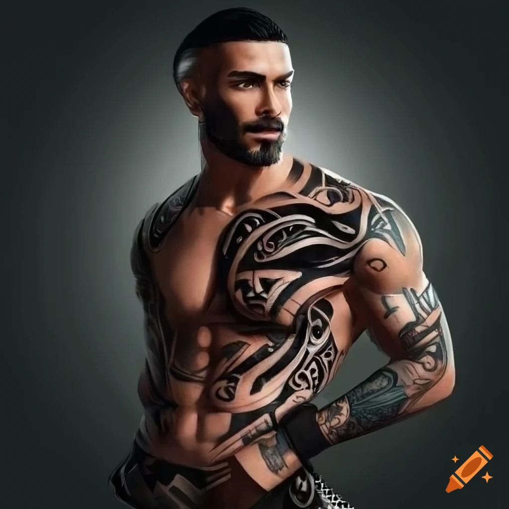 Download Ai Generated, Man, Tattoos. Royalty-Free Stock Illustration Image  - Pixabay