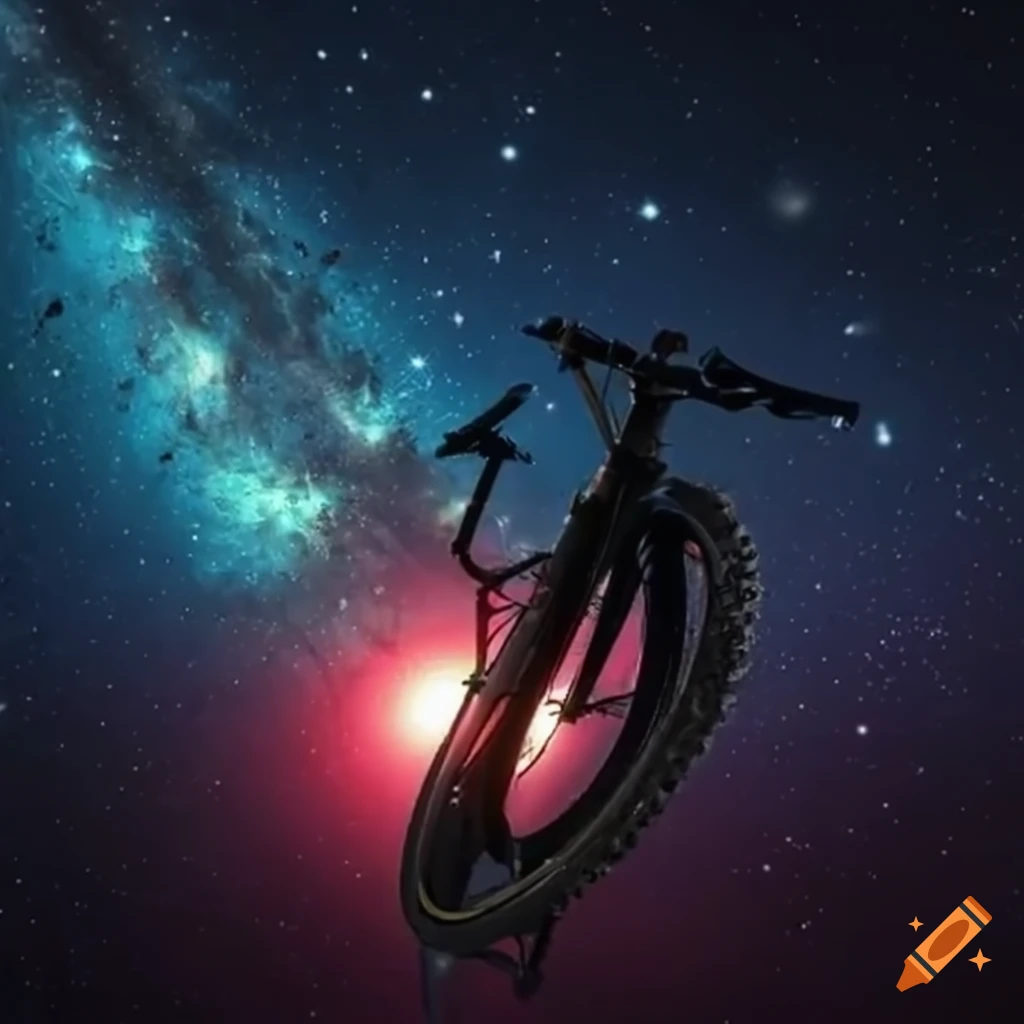 Image of an ebike in space