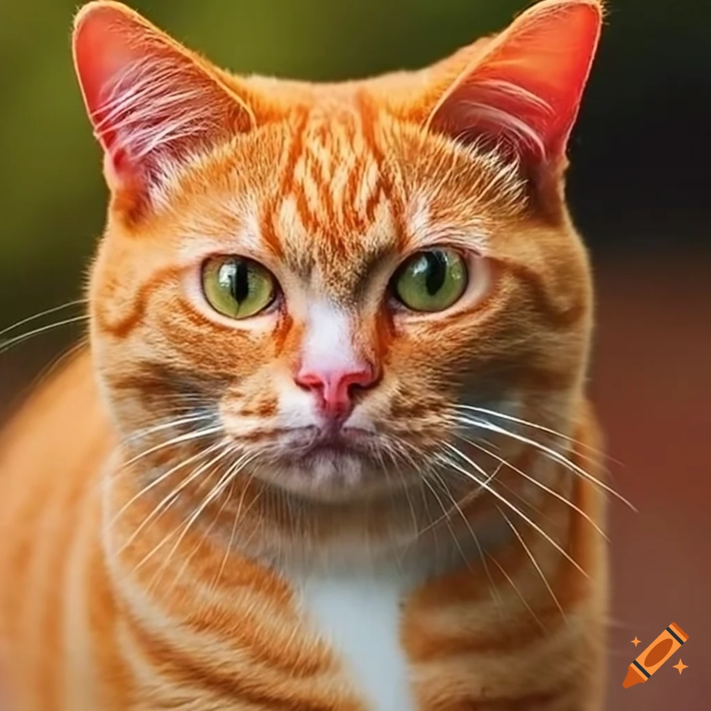 image of an orange cat