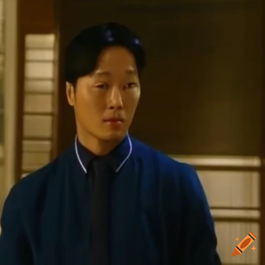 Park Hae Soo in a high school outfit