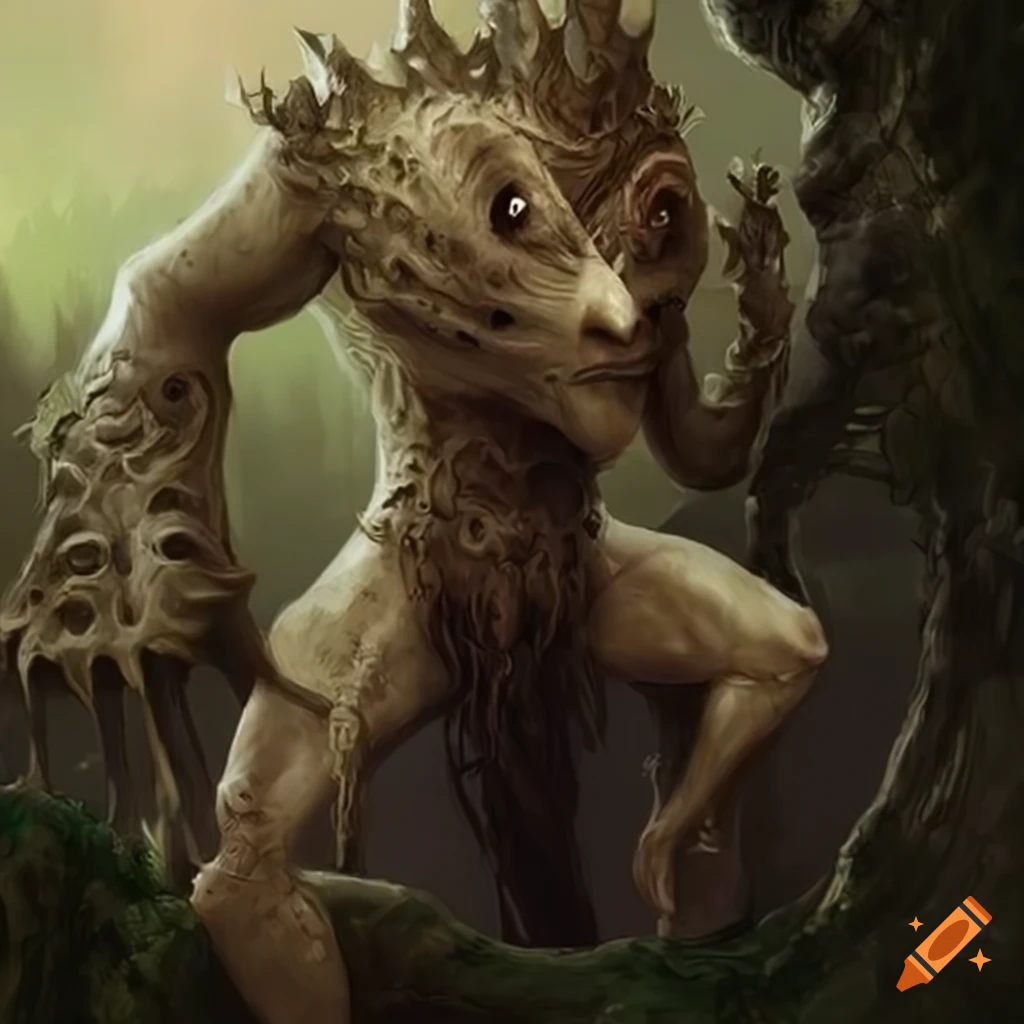Fantasy illustration of an ent