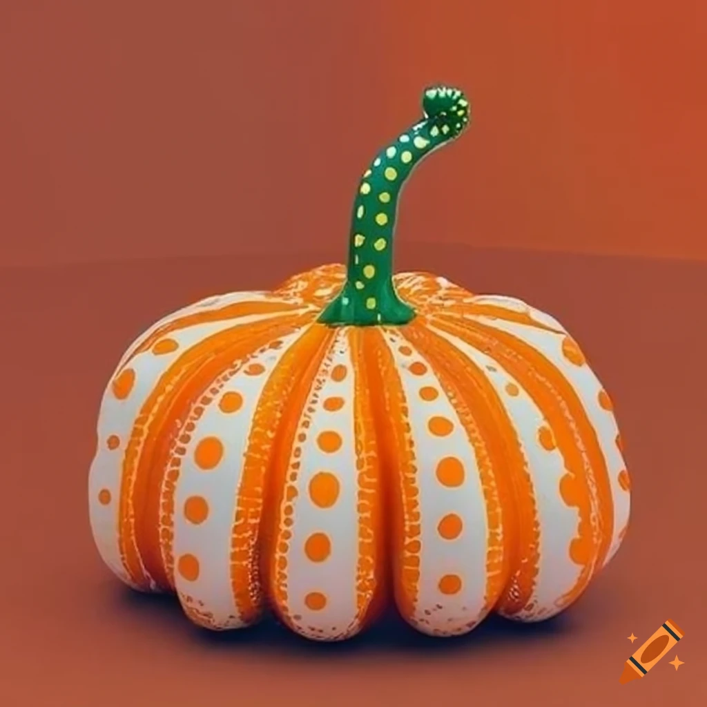 Yayoi Kusama s Pumpkin Artwork On Craiyon