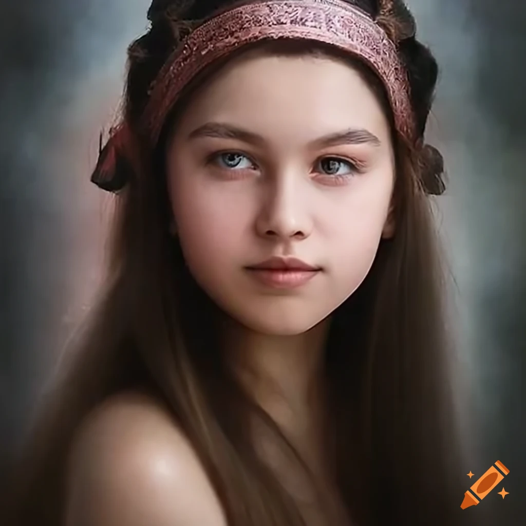 stunning figure study of a feminine fantasy girl