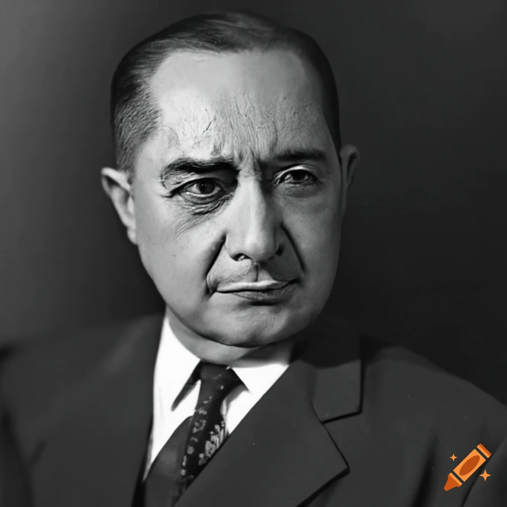 portrait of Jacobo Árbenz, 25th President of Guatemala