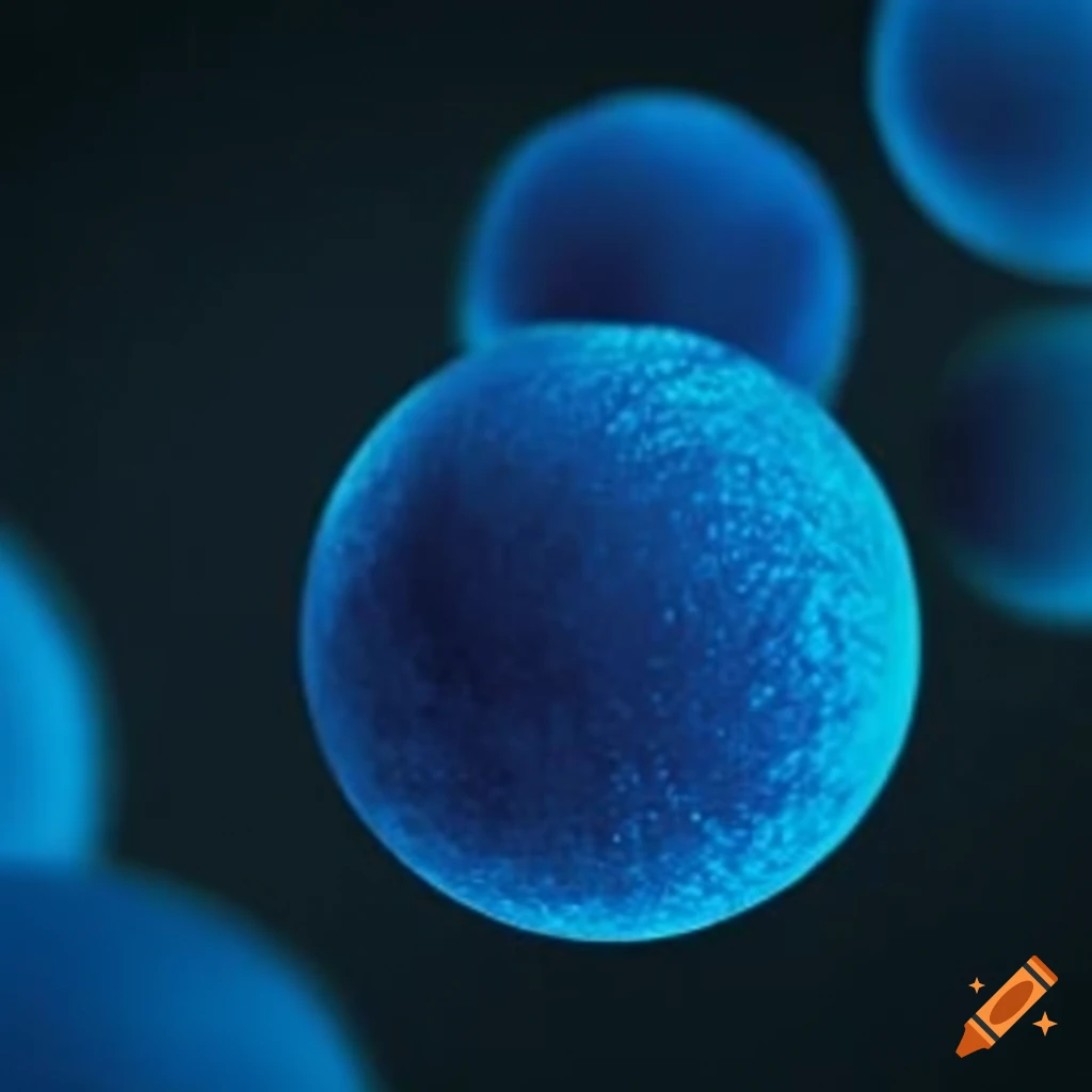 Luminescent nanoparticles with core shell structure on craiyon