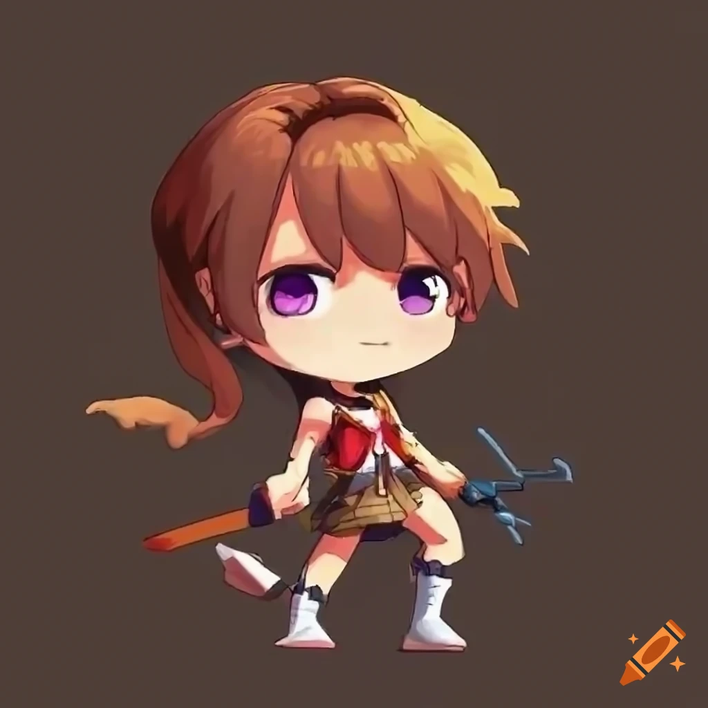 Beagle main character in a platform 2d video game on Craiyon