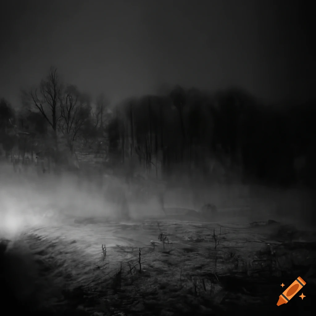 image of a polluted landscape