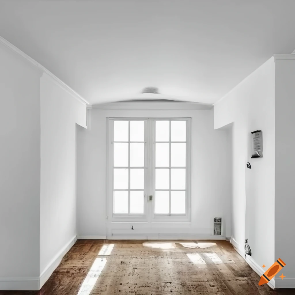 spacious white farmhouse room