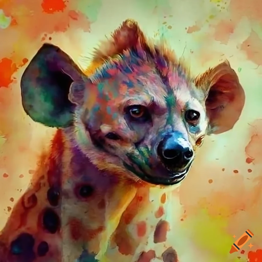 hyena in the wild