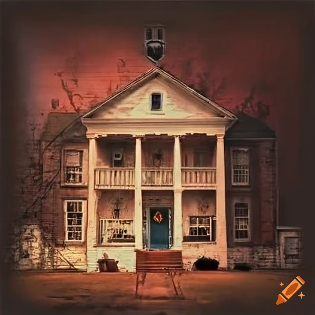 distressed album cover of Alpha Beta Beta sorority house