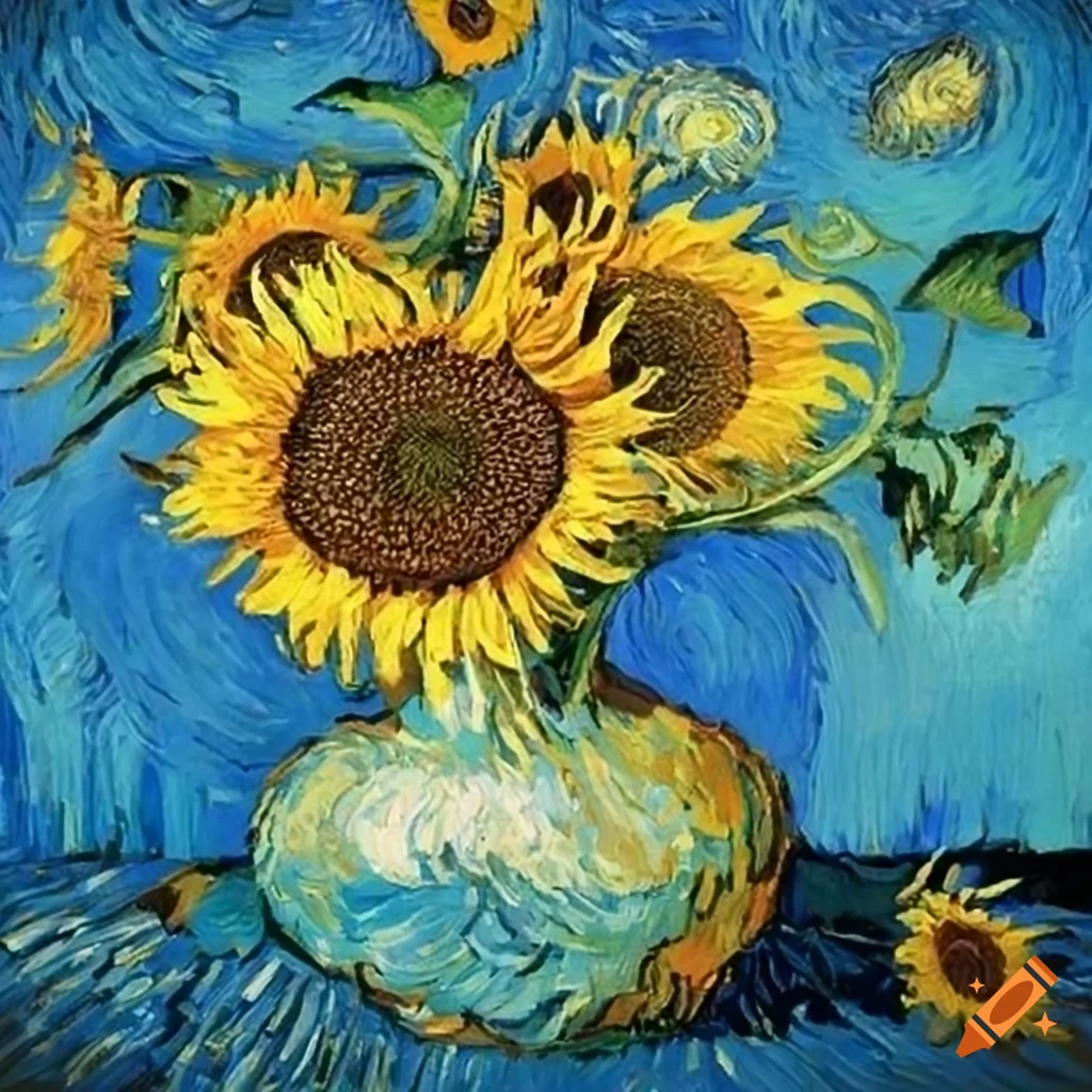 Van Gogh s Painting Of Sunflowers On Craiyon