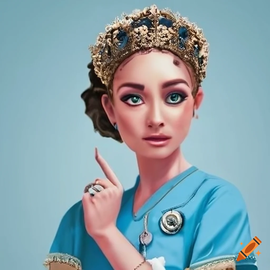 an image representing nurses as queens
