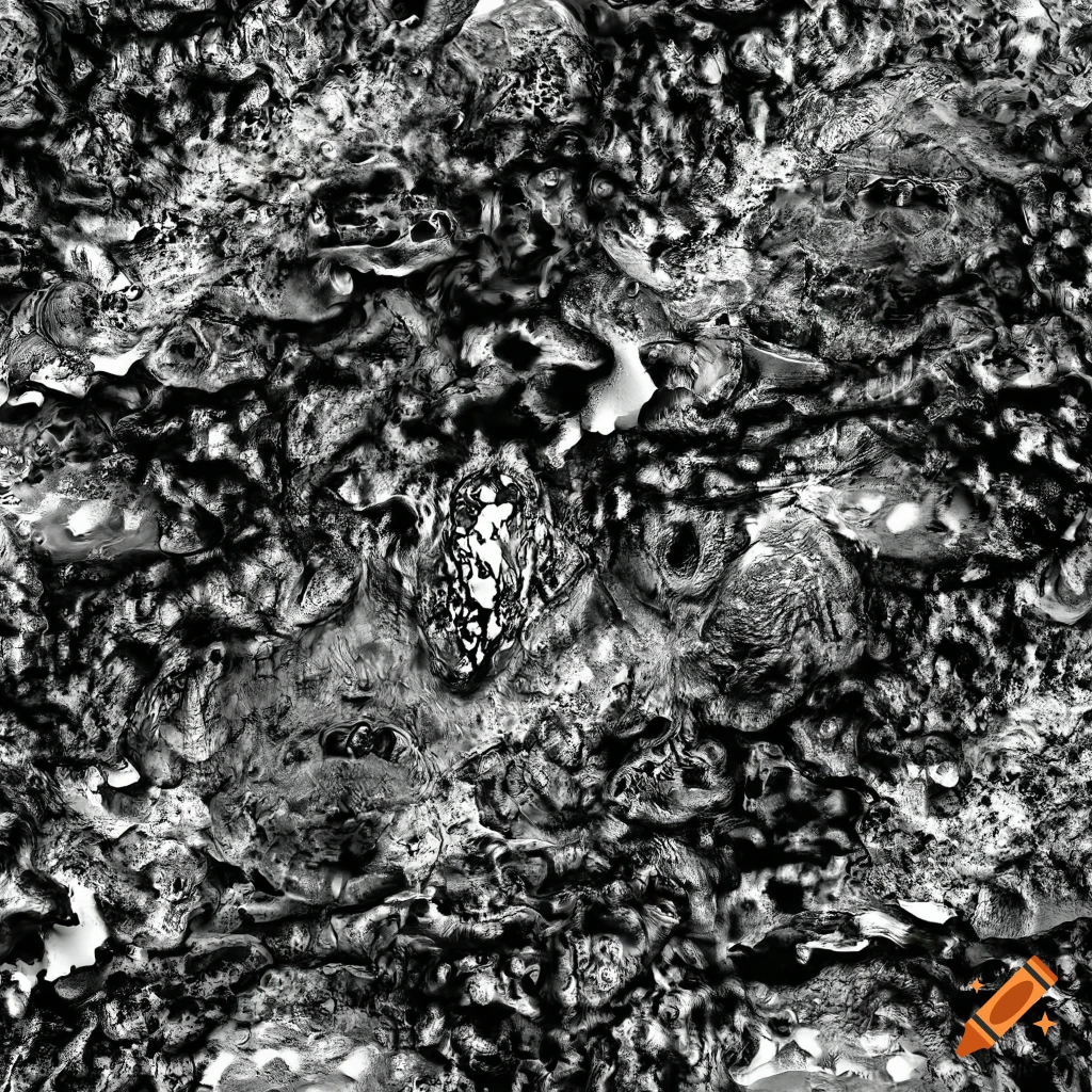 seamless black and white creature texture