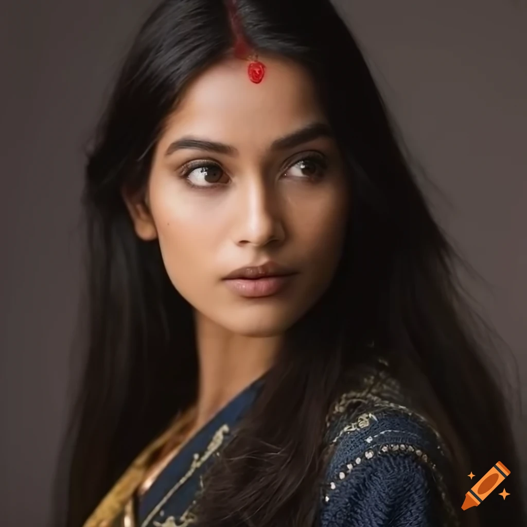 portrait-of-a-woman-with-indian-heritage-on-craiyon