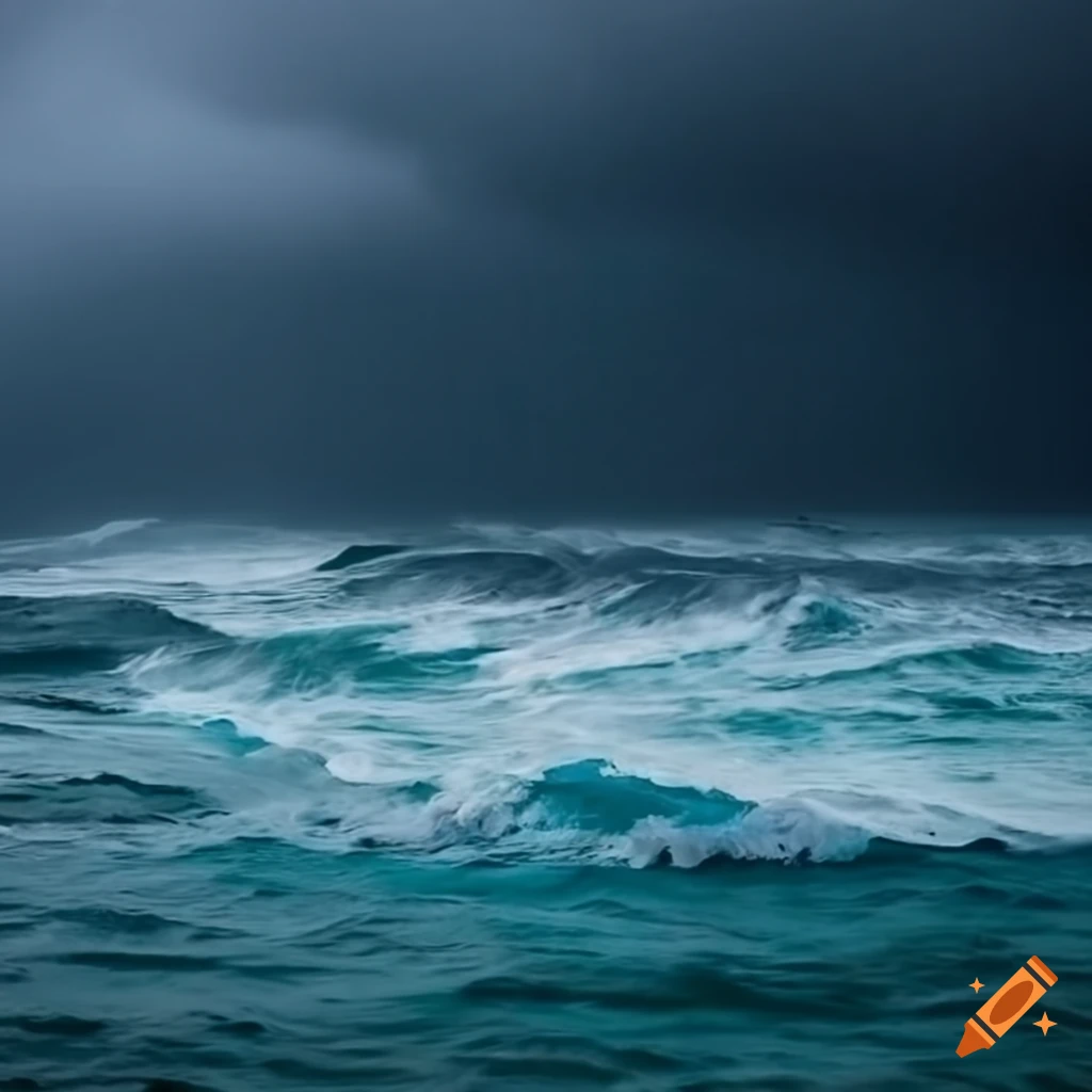 stormy ocean