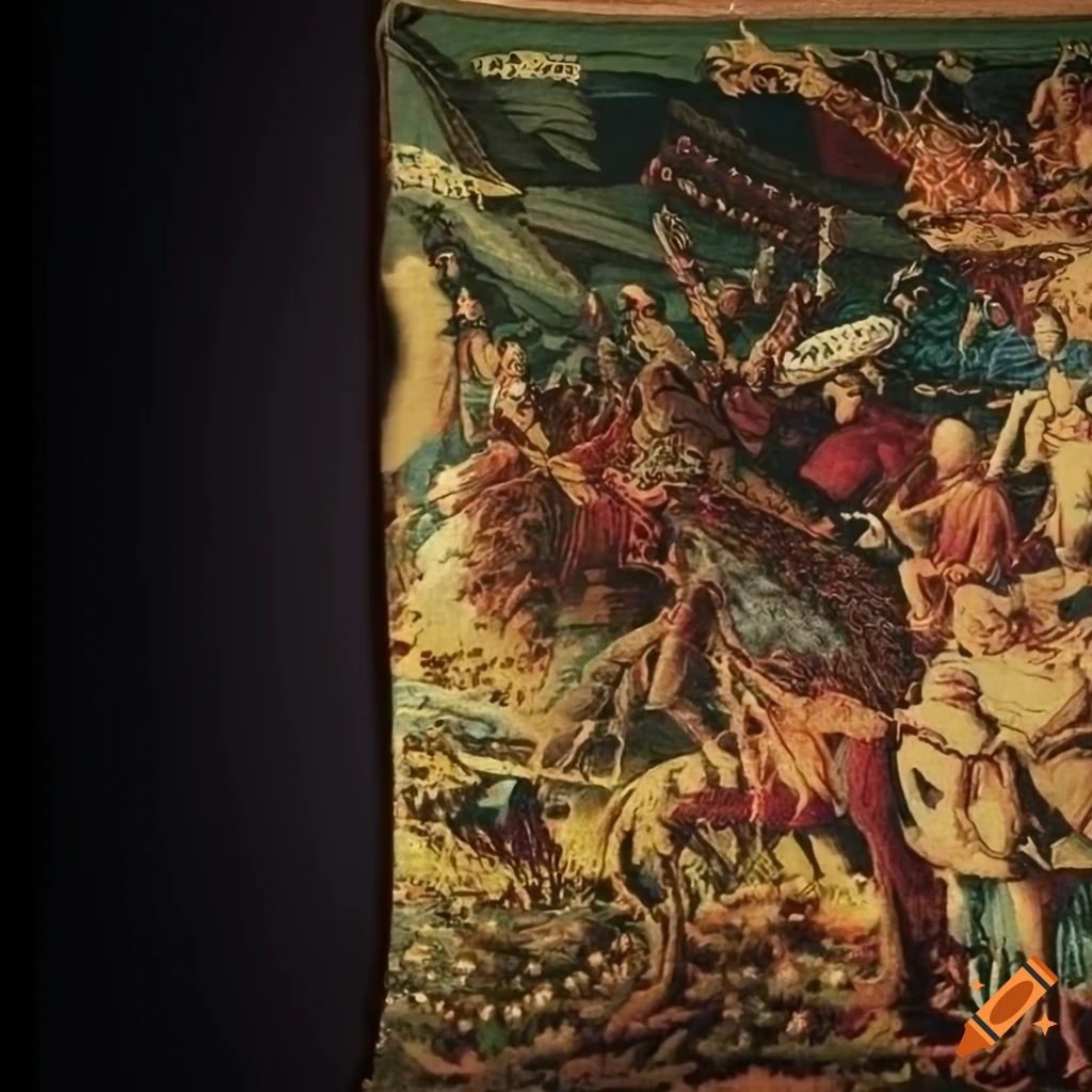 album cover tapestry of the Battle of Greenback Mountain