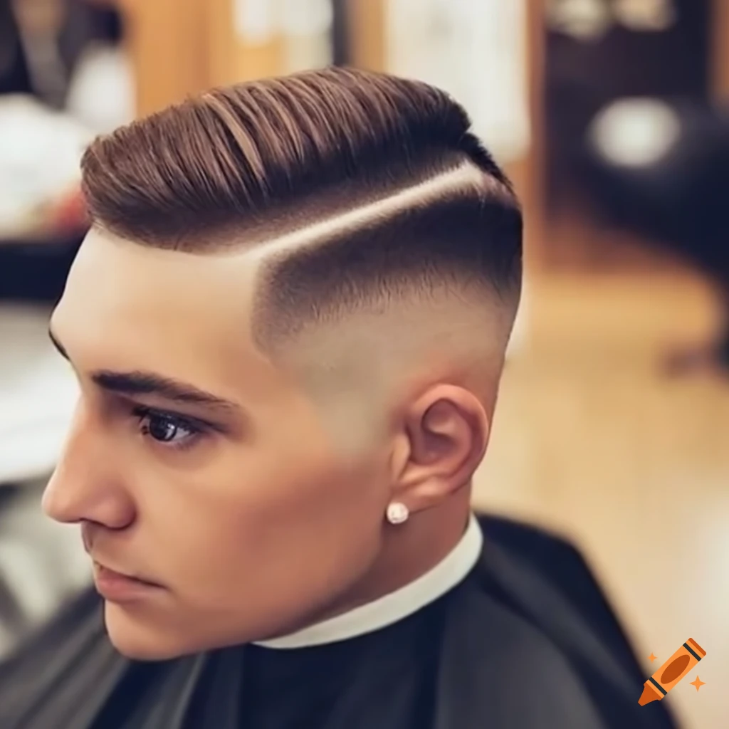 men's grooming at a barbershop