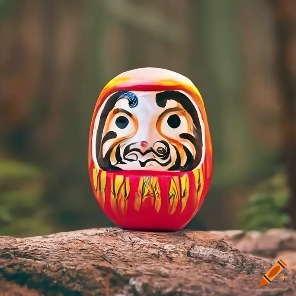 Daruma doll hiking the pacific crest trail