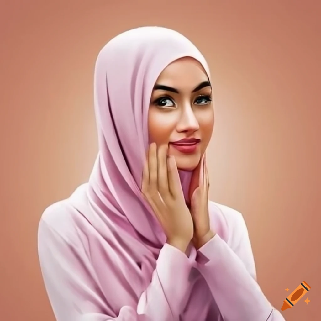 Beautiful muslim woman in traditional attire