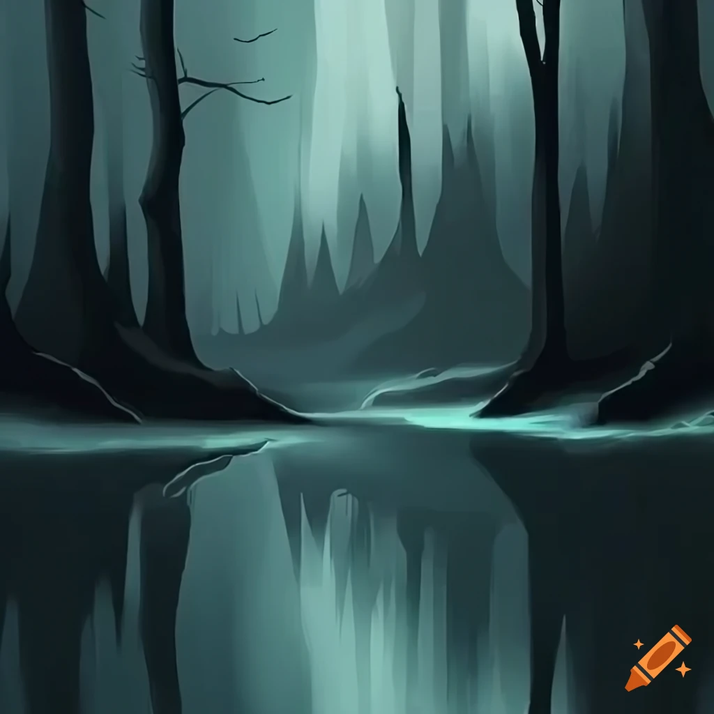 gray forest landscape