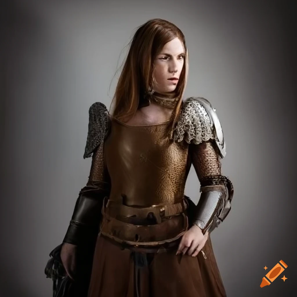Free Photos - A Woman Wearing A Metal Bra, Cuirass, Or Chainmail Armor. She  Appears To Be A Fierce Warrior Or Fighter, Ready To Protect Herself In  Battles Or Conflicts. The Armor