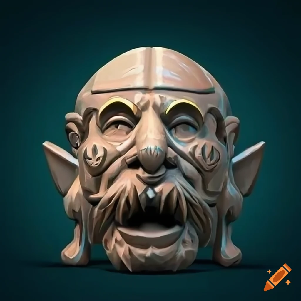 High definition architectural stave carving artwork