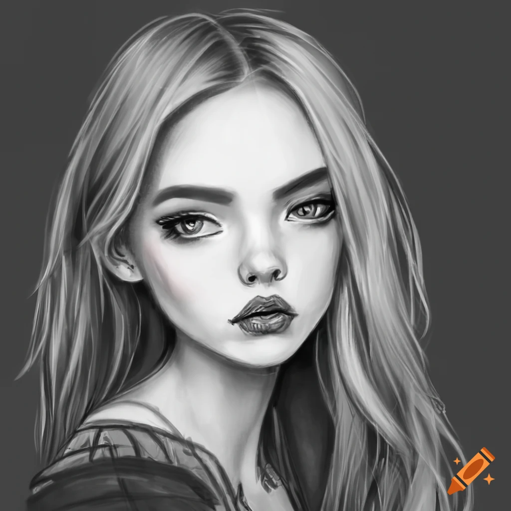 22 Cool Girl Drawing Ideas and References - Beautiful Dawn Designs | Cool girl  drawings, Sketches, Girl drawing sketches