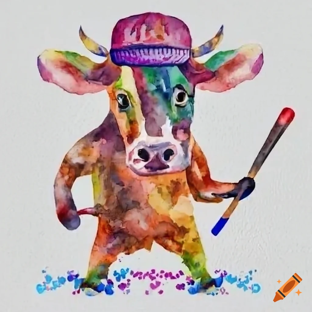 How to draw a cow with colored pencils time lapse - YouTube