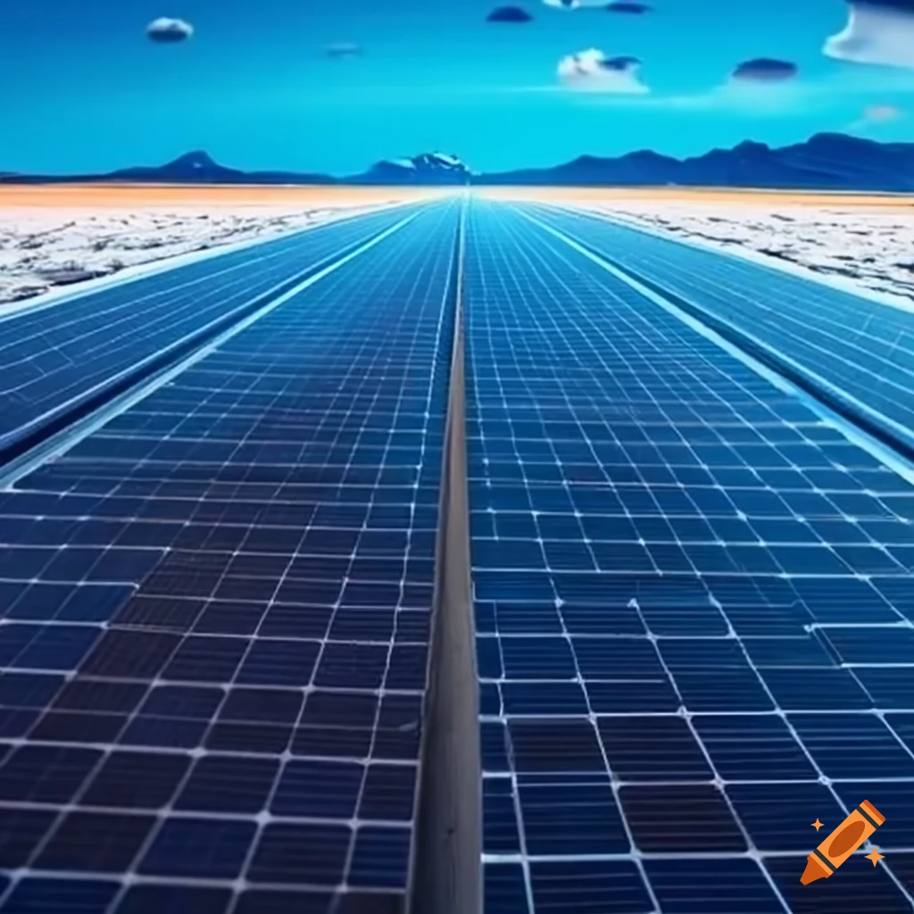 solar panel road