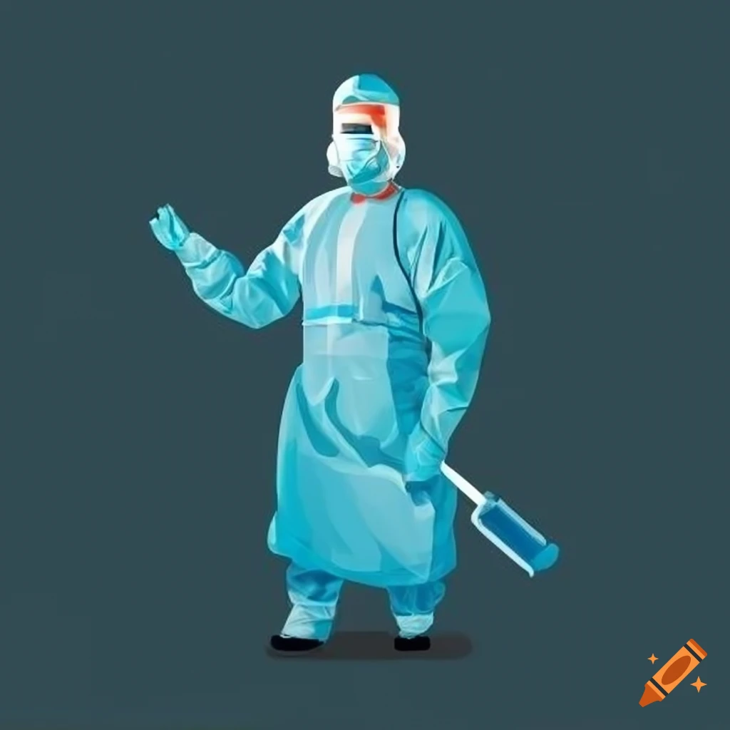 vector-illustration-of-medical-ppe-kit-on-craiyon