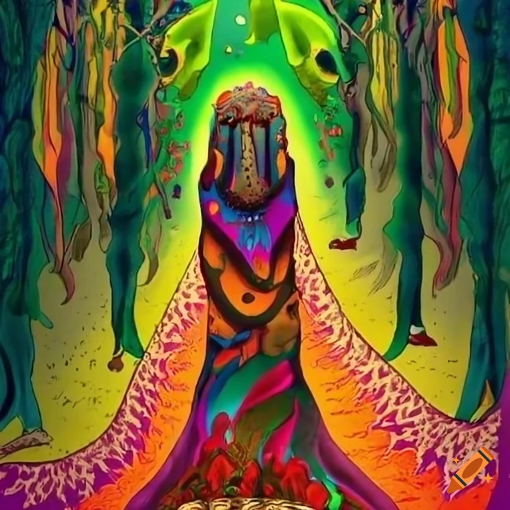 Sacred Santo Daime Religious Path Through A Forest sacred-santo-daime-religious-path-through-a-forest