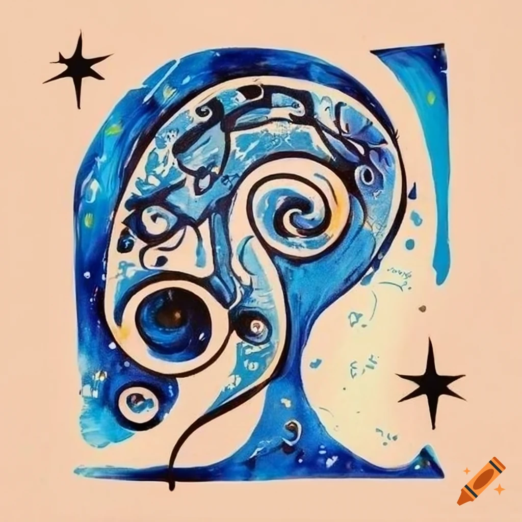 Beautiful line art filigree zodiac symbol. Black sign on vintage  background.Elegant jewelry tattoo.Engraved horoscope symbol.Aquarius Stock  Vector | Adobe Stock