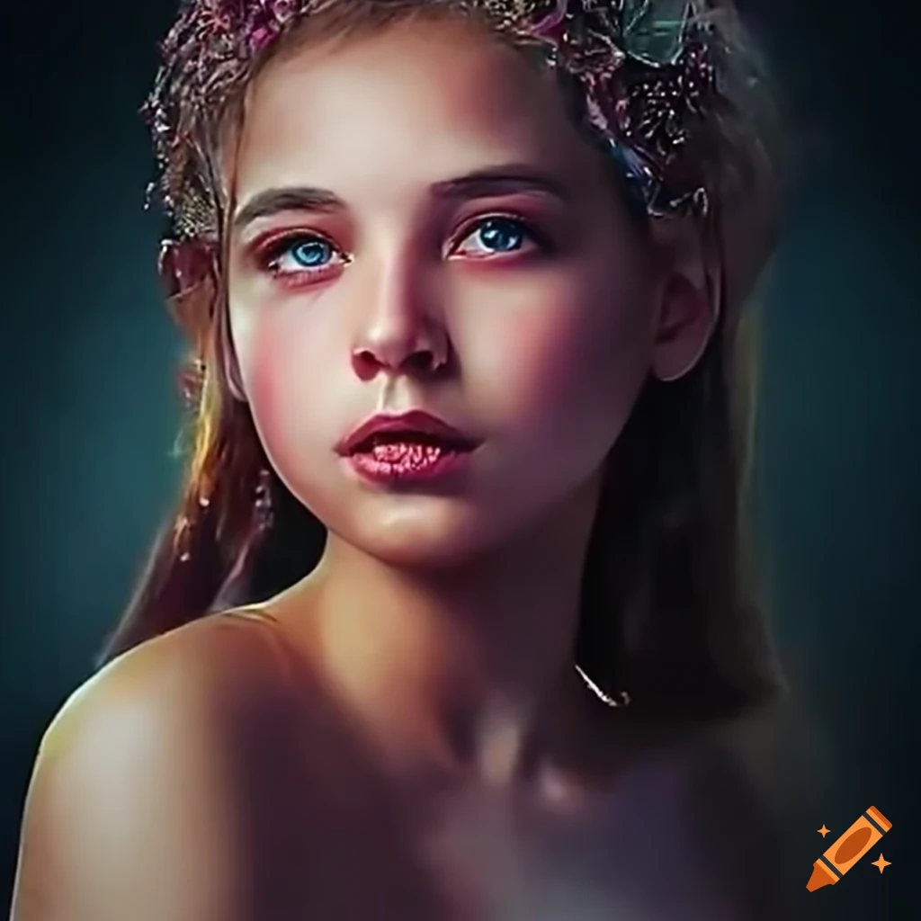 stunning figure study of a feminine fantasy girl