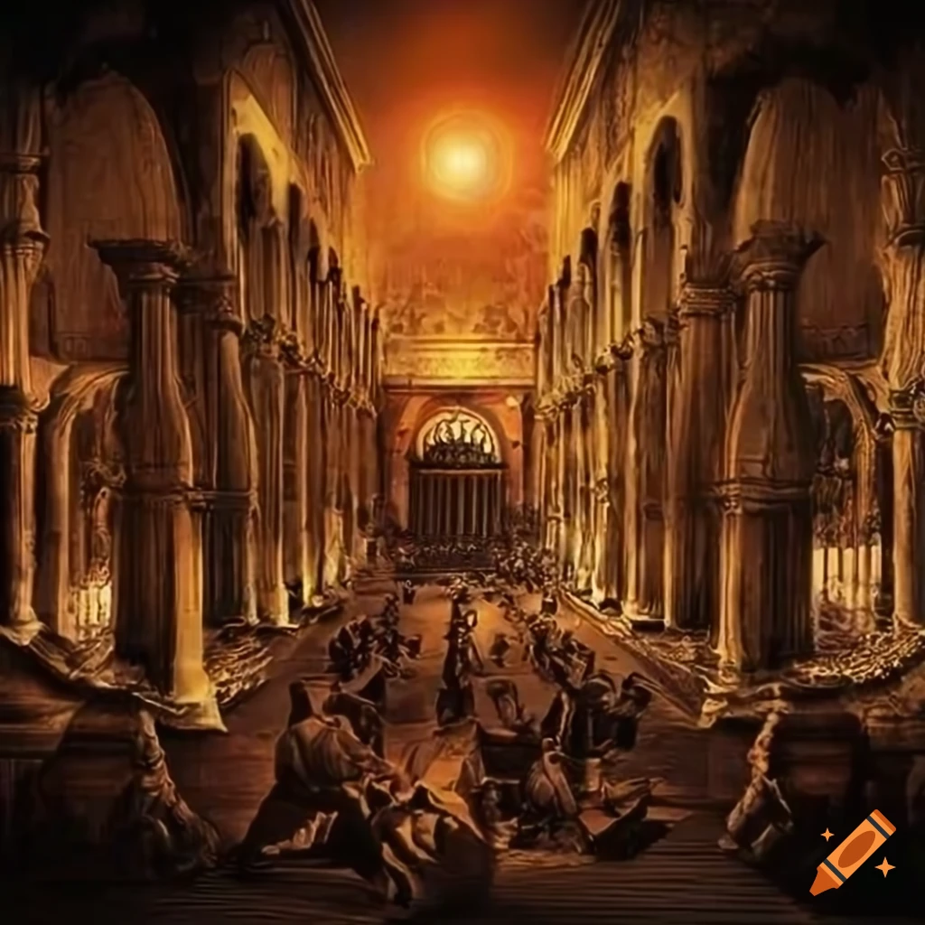 Roman Empire background illustration