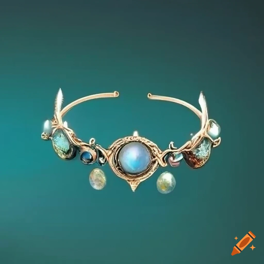 Shimmering Circlet With Moonstones