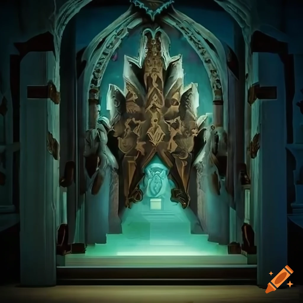 Zelda game artwork with moth motif