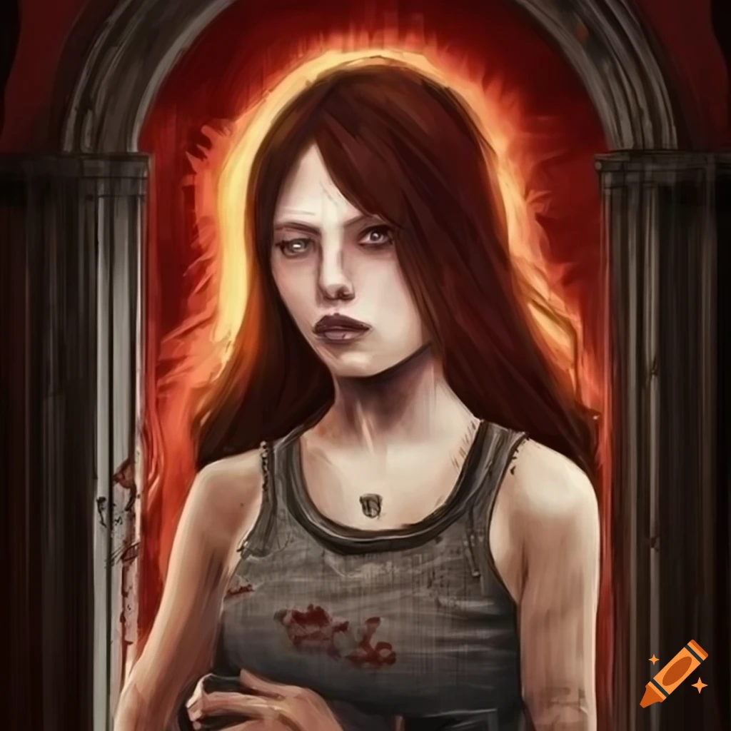 Cover art of alessa gillespie from silent hill on Craiyon