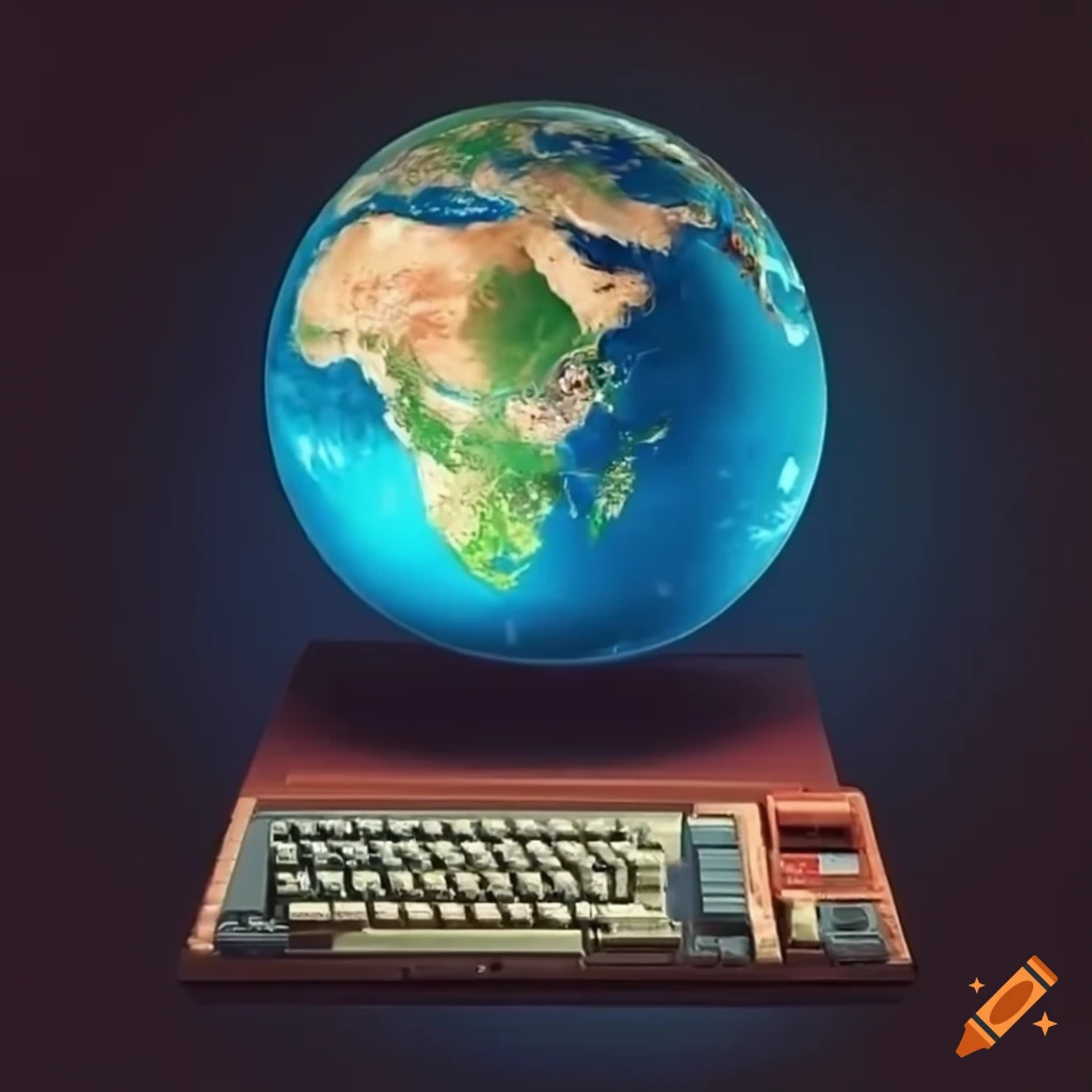 Computer terminal graphic on Craiyon