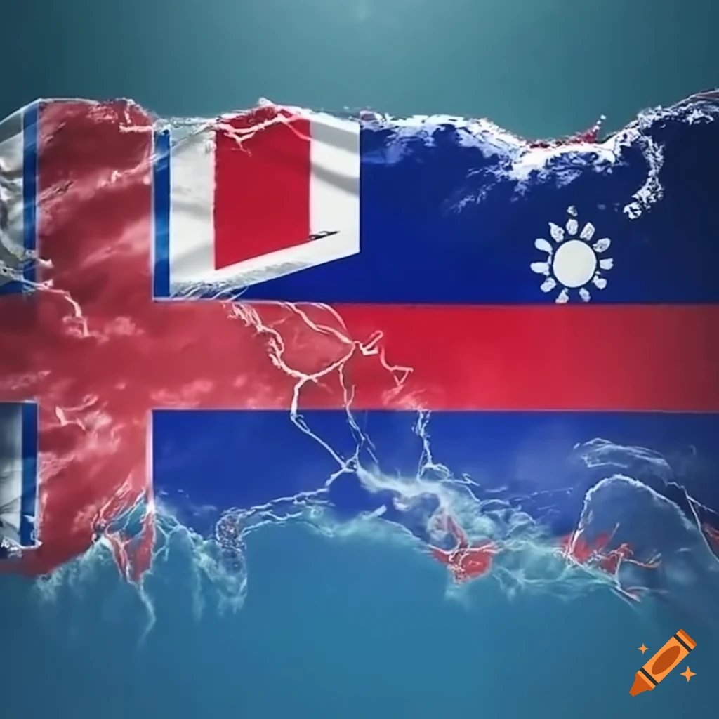 symbolic image of love and unity between Taiwan and Britain