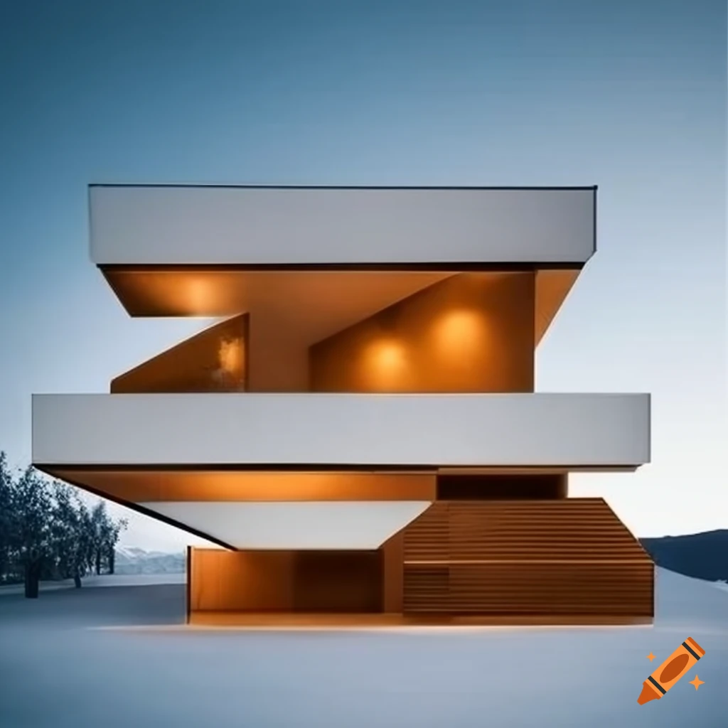 Image of a stunning architectural masterpiece on Craiyon