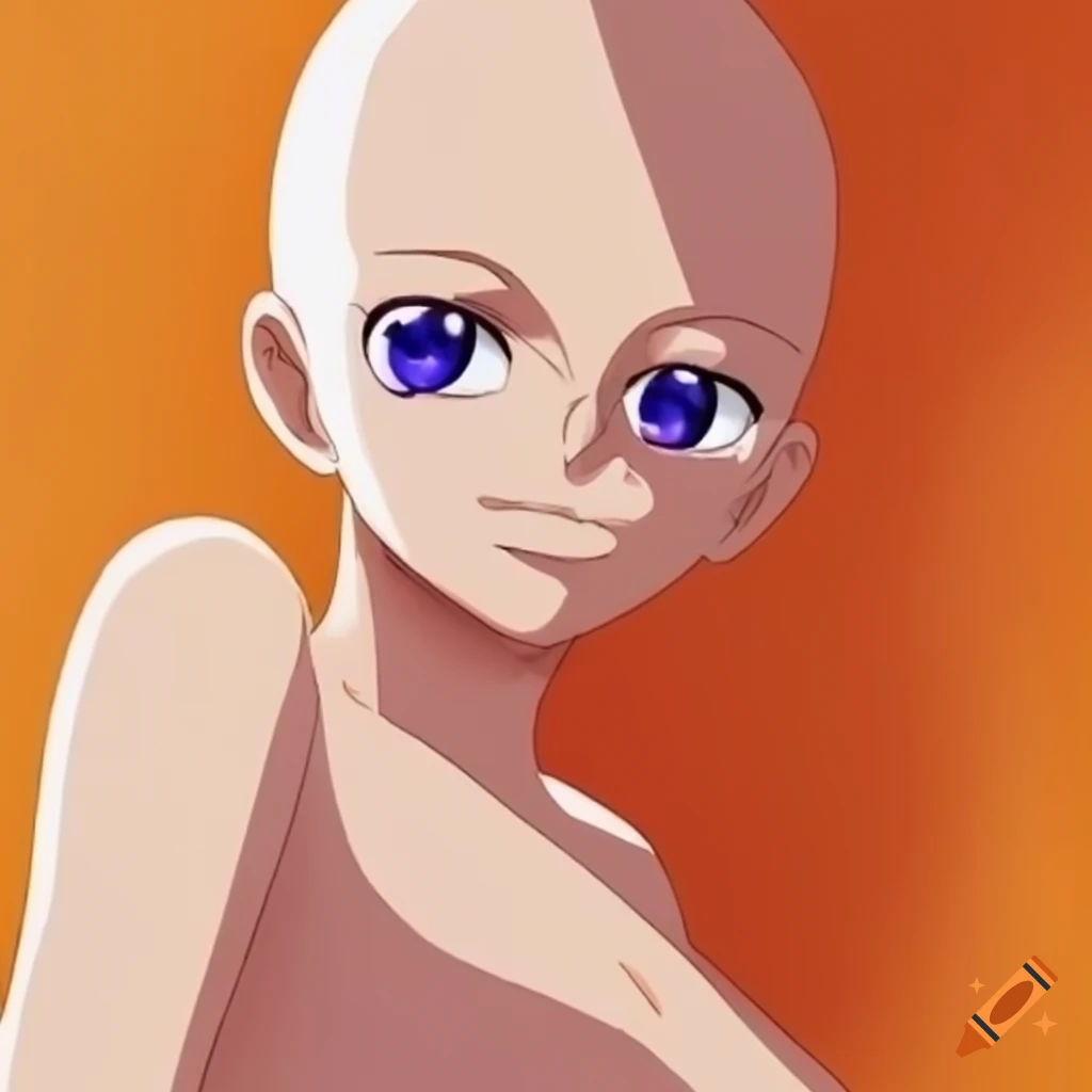 Female anime base - Polska, hair anime base 