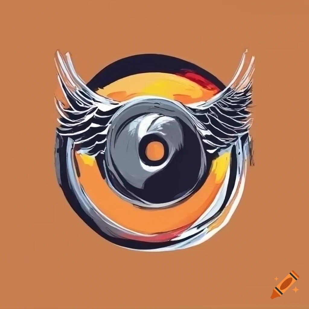 Hand drawn Car Logo With Wings On Craiyon